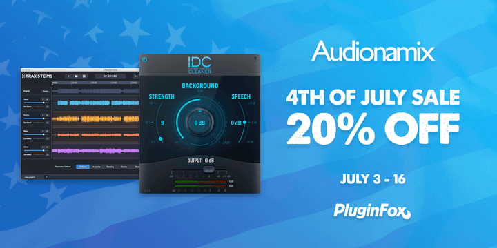 Audionamix 4th of July Sale - July 3-16
                      loading=