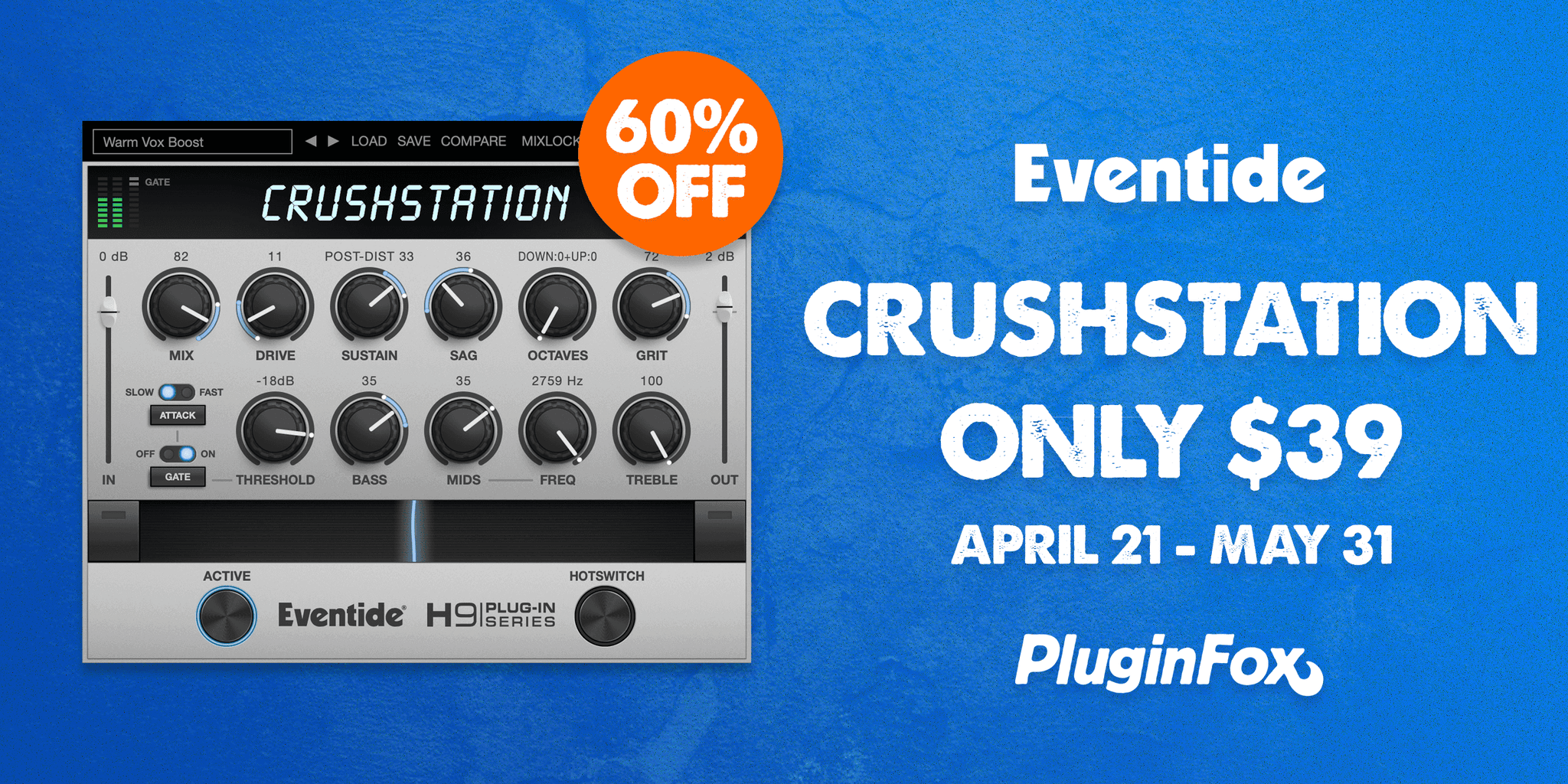 Eventide CrushStation Intro - April 21 - May 31