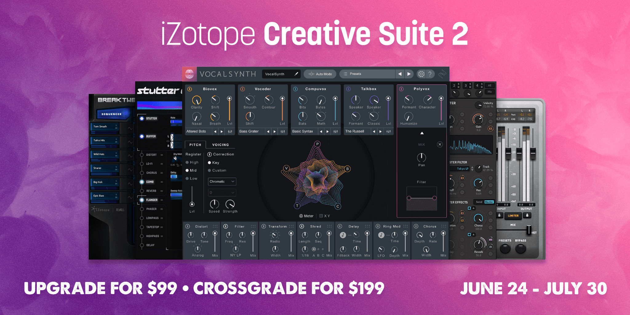 iZotope Creative Suite 2 Launch Sale - June 24 - July 30