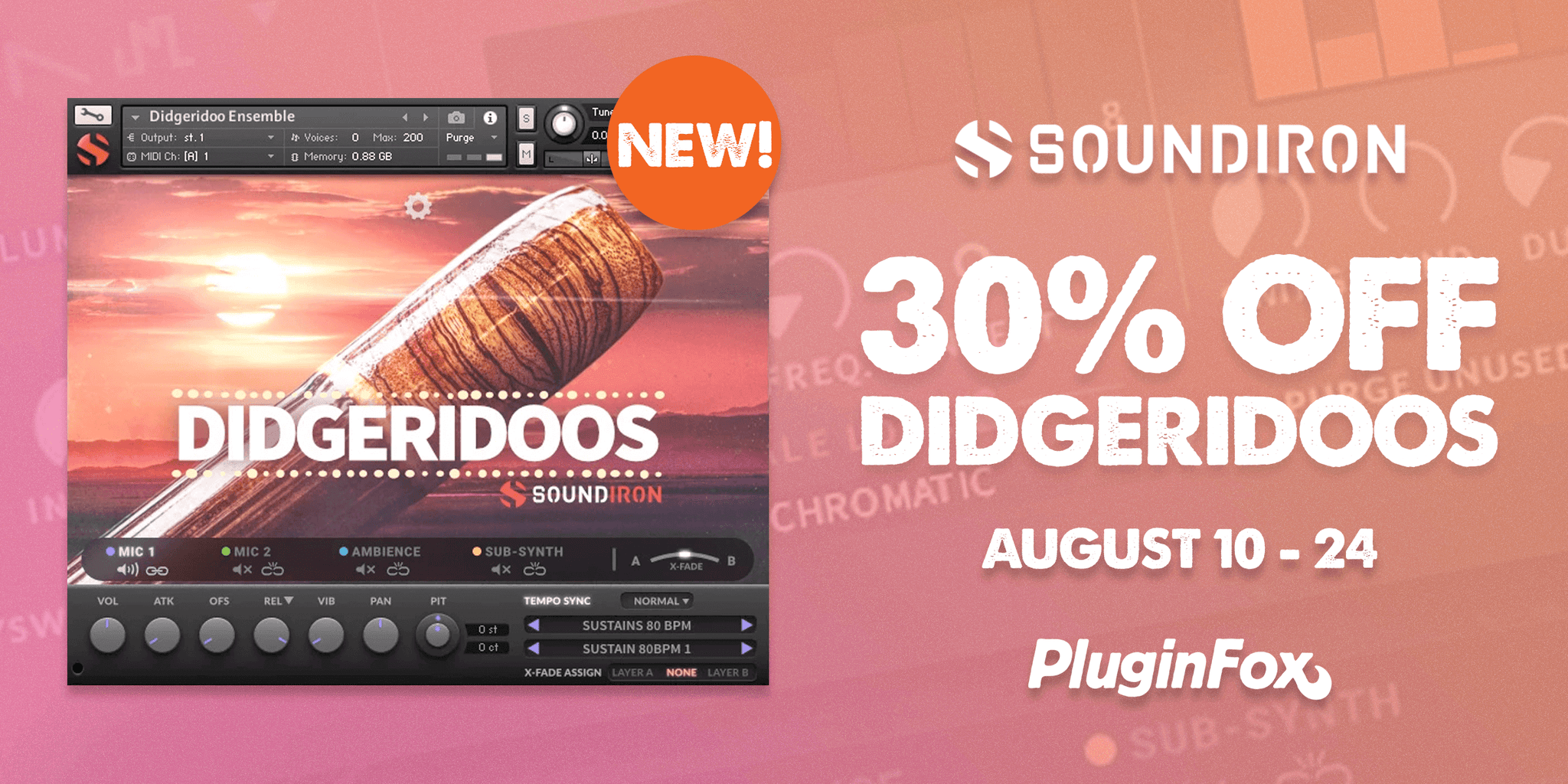 Soundiron Didgeridoos Intro Sale - Aug 10-24
