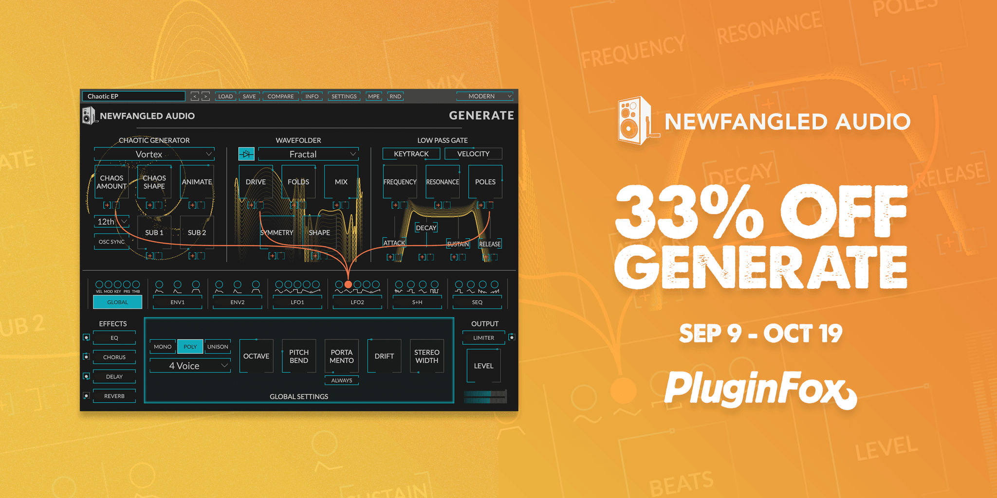 Newfangled Audio Generate Launch Sale - Sep 9 - Oct 19