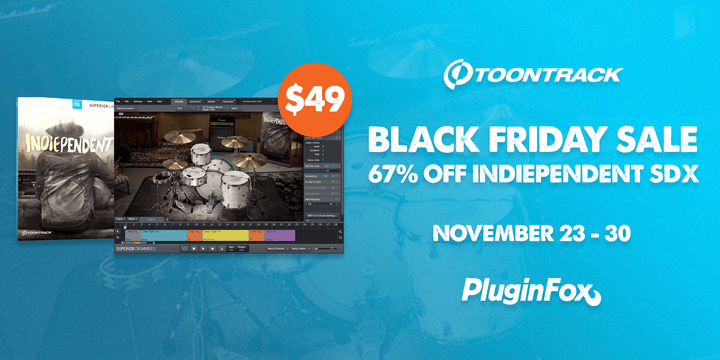 Toontrack Indiependent Flash Sale - Nov 23 -30
                      loading=