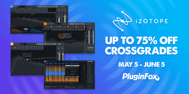 iZotope Crossgrade Sale May 5 - June 5
                      loading=
