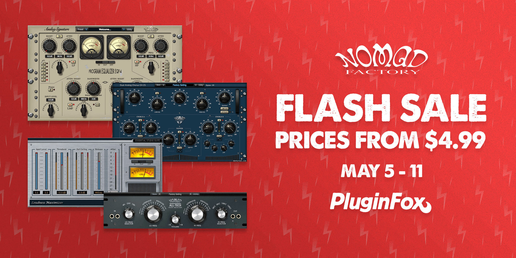 Nomad Factory Flash Sale May 5-11