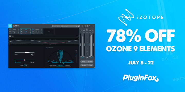 iZotope Ozone Elements Sale - July 8-22
                      loading=