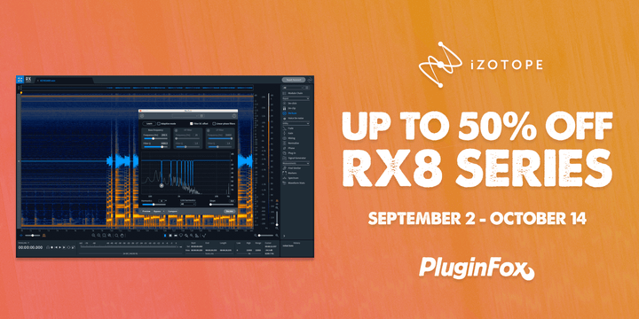 iZotope RX8 Launch Sale - Sept 2 - Oct 14
                      loading=