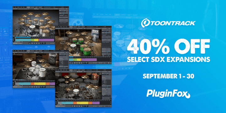 Toontrack SDX Expansion Sale - Sept 1-30
                      loading=