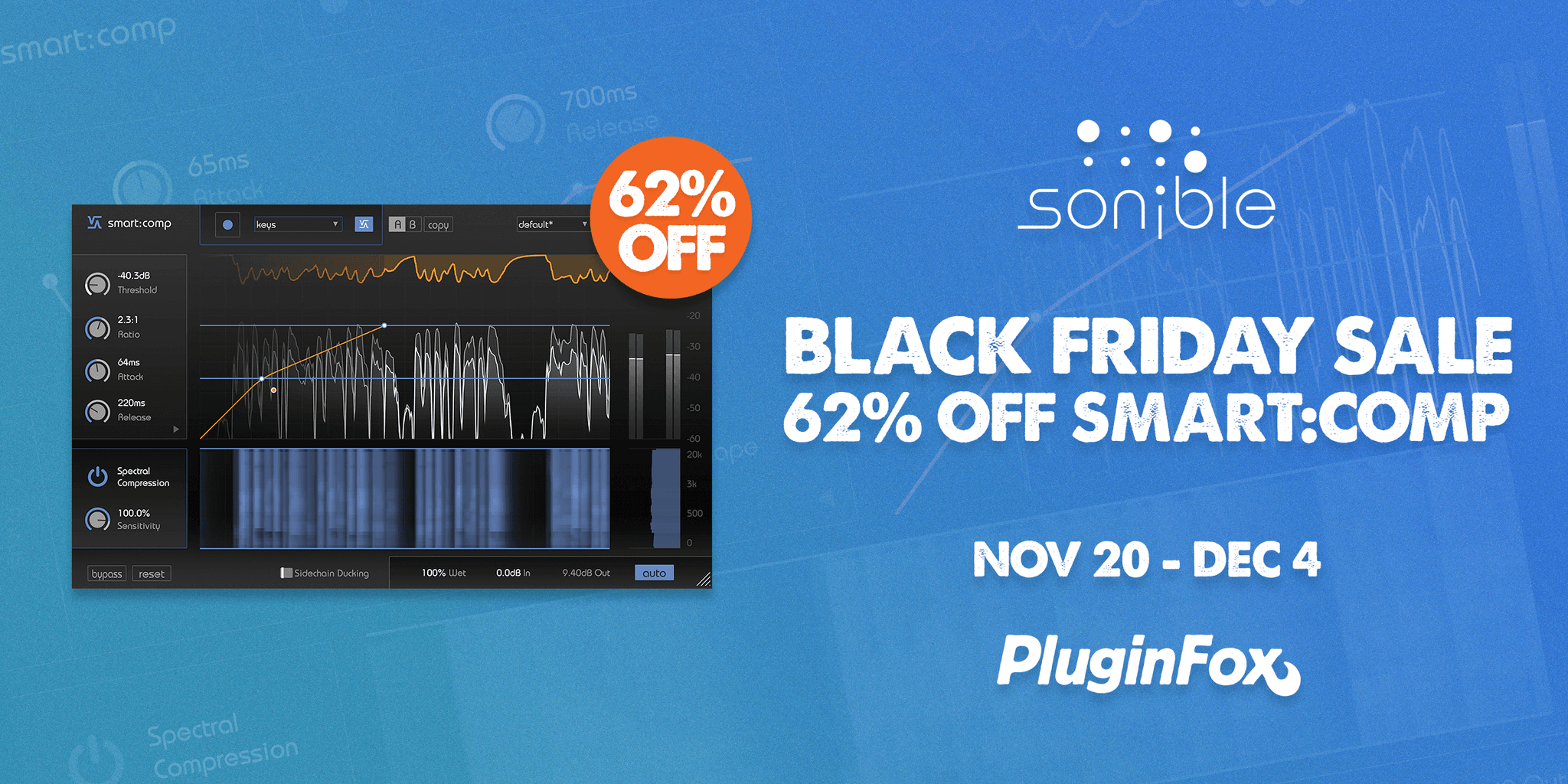 Sonible Black Friday Sale - Nov 20 - Dec 1