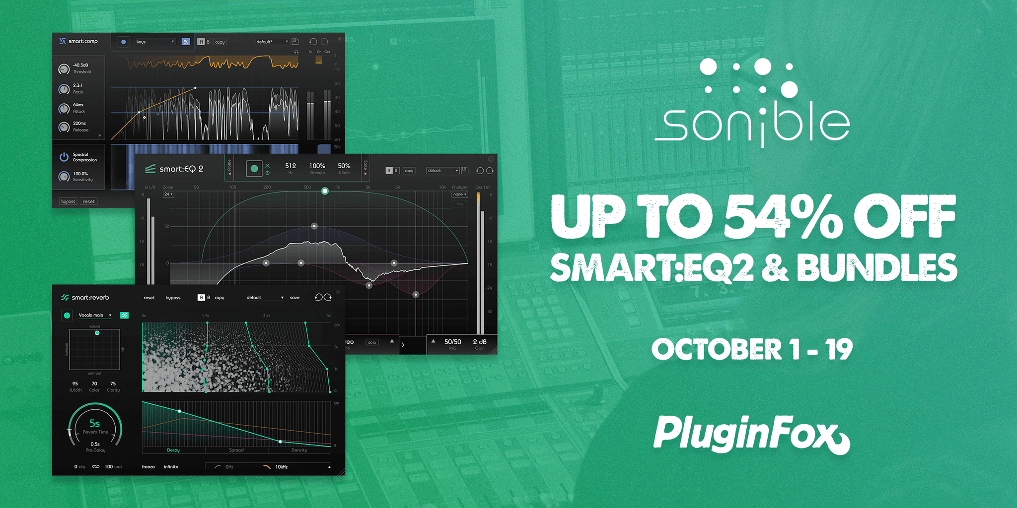 Sonible SmartEQ2 Sale - October 1-19