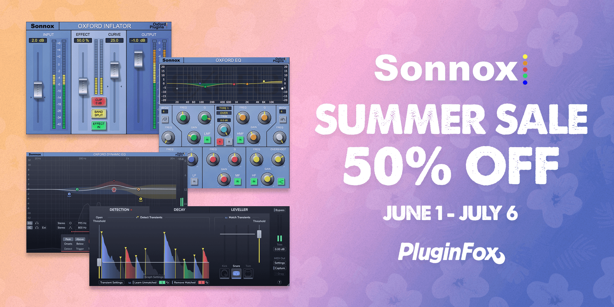 Sonnox Summer Sale June 1 - July 6