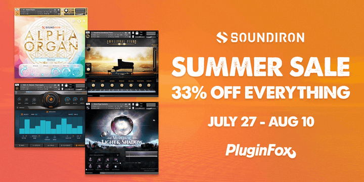 Soundiron Summer Sale - Jul 27 - Aug 10
                      loading=