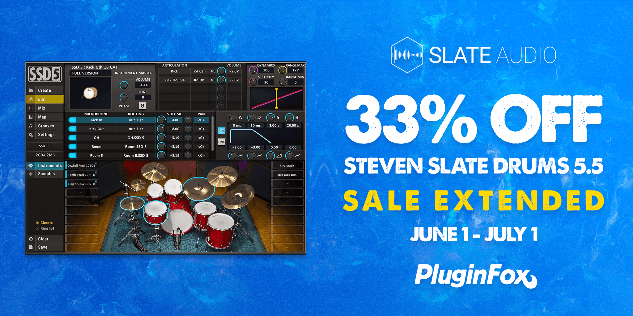 Slate Audio SSD 5.5 Sale Extended - June 1 - July 1