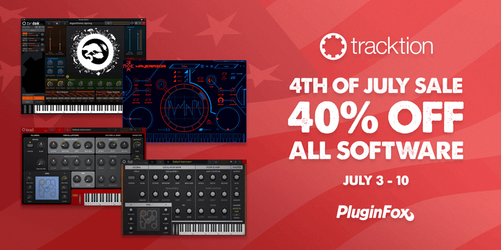 Tracktion 4th of July Sale - July 3-10
                      loading=