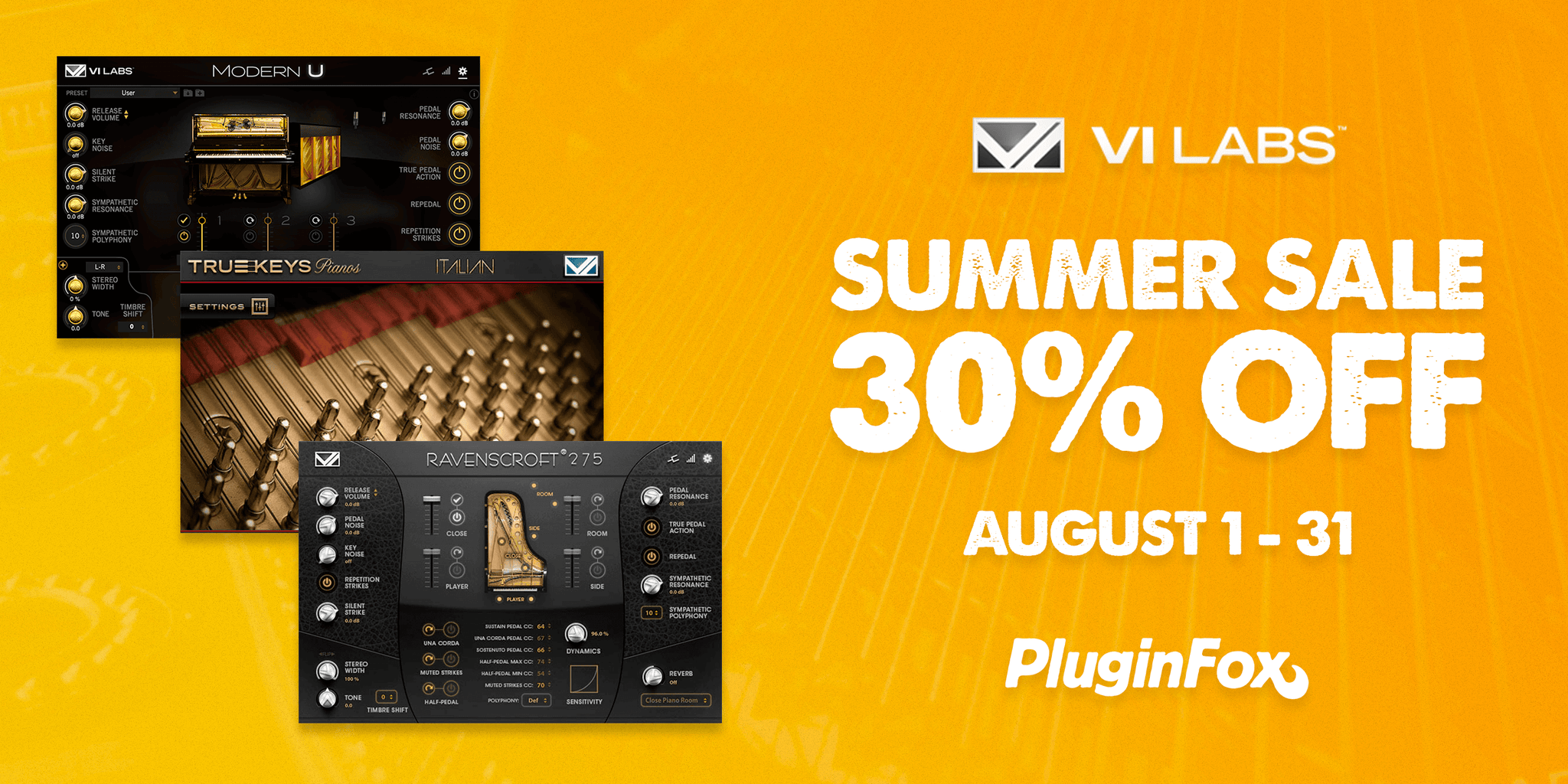 VI Labs Summer Sale - Aug 1-31