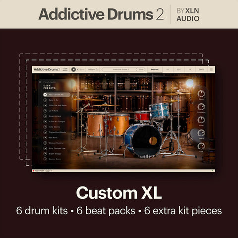 XLN Audio Addictive Drums 2 Custom XL Collection