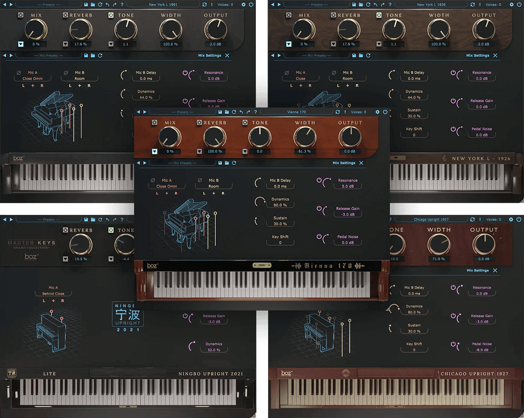 Boz Digital Labs All Pro Pianos Bundle | PluginFox