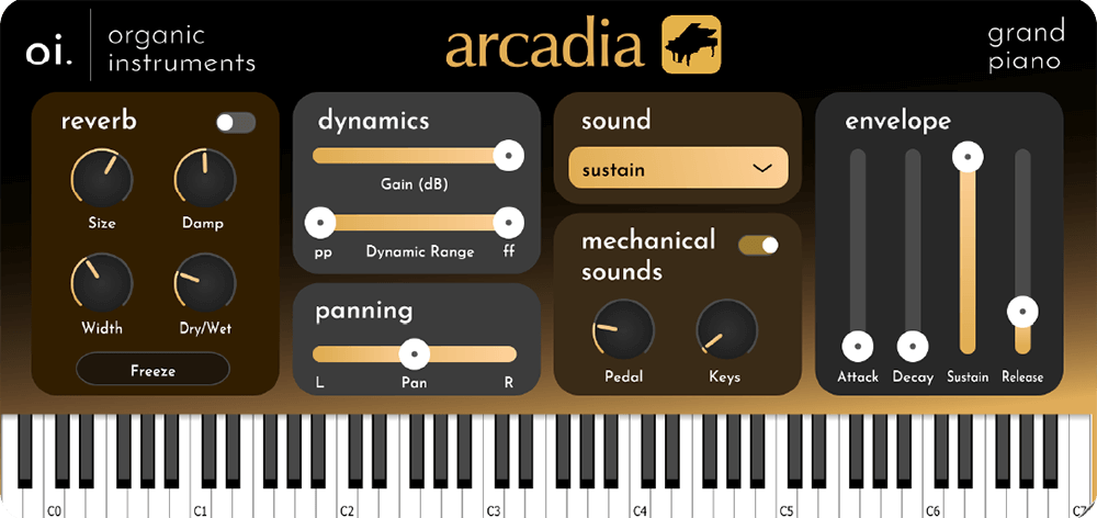 Organic Instruments Arcadia Grand Piano | PluginFox