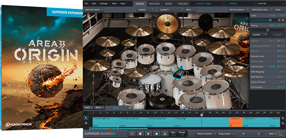Toontrack SDX: Area 33 Origin - PluginFox