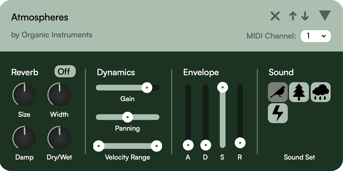 Organic Instruments Atmospheres