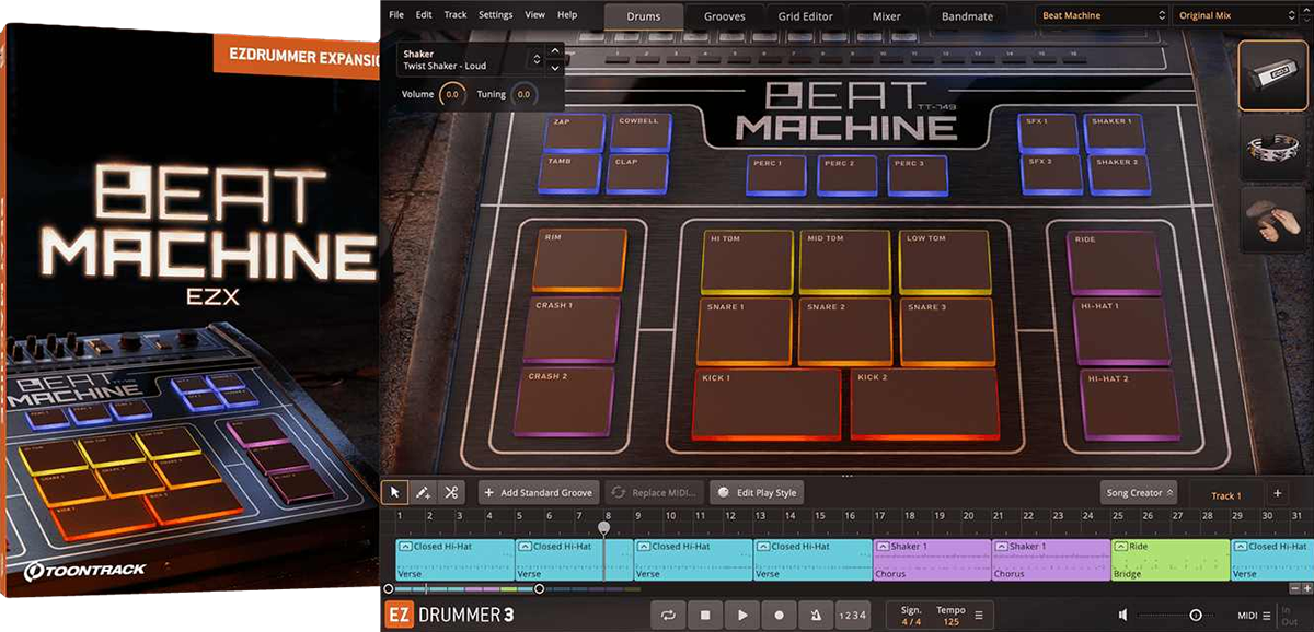 Toontrack EZX: Beat Machine