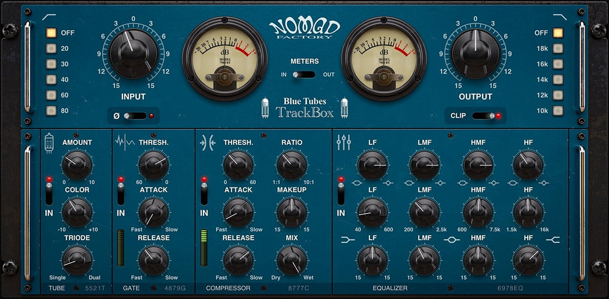 Nomad Factory Blue Tubes Analog TrackBox - PluginFox