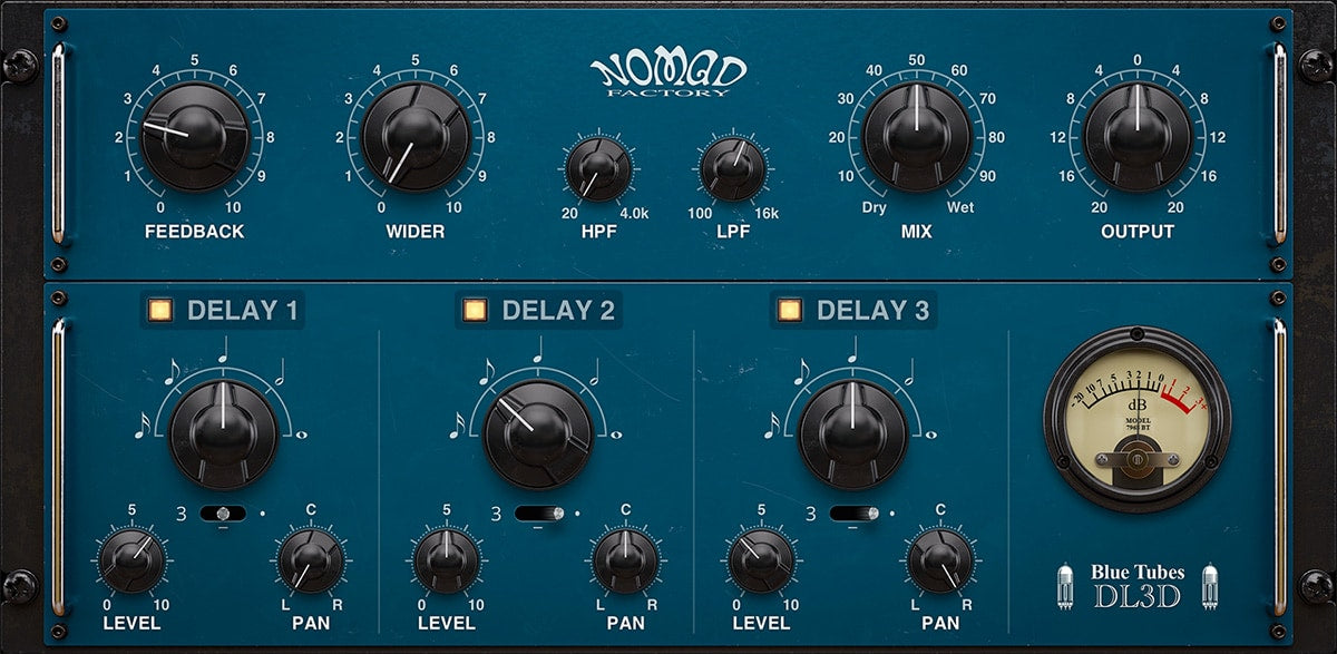 Nomad Factory Blue Tubes Tempo Delay DL3D
