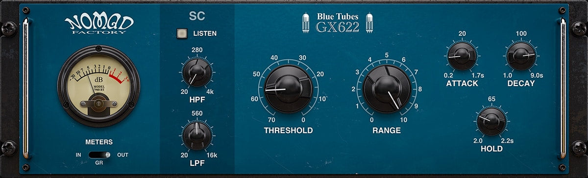 Nomad Factory Blue Tubes Gate Expander GX622 - PluginFox