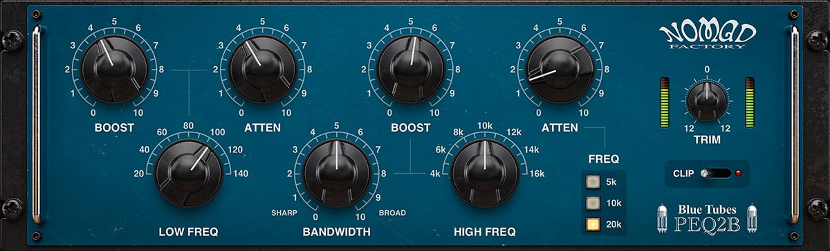 Nomad Factory Blue Tubes Equalizer PEQ2B