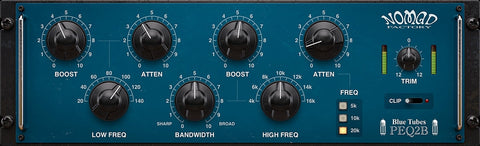 Nomad Factory Blue Tubes Equalizer PEQ2B