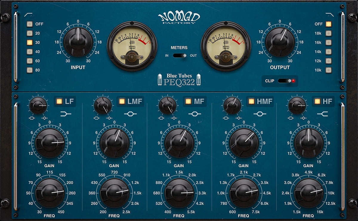 Nomad Factory Blue Tubes Equalizers Pack - PluginFox