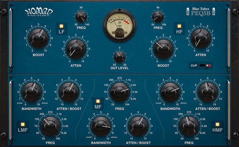 Nomad Factory Blue Tubes Equalizer PEQ5B
