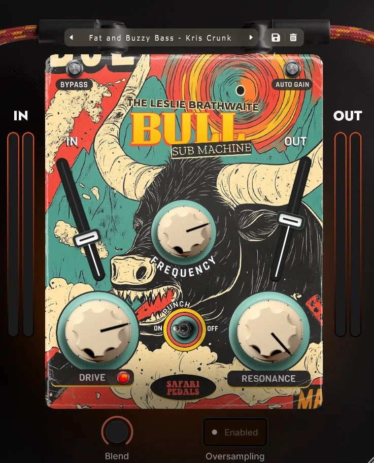 Safari Pedals Bull Sub Machine