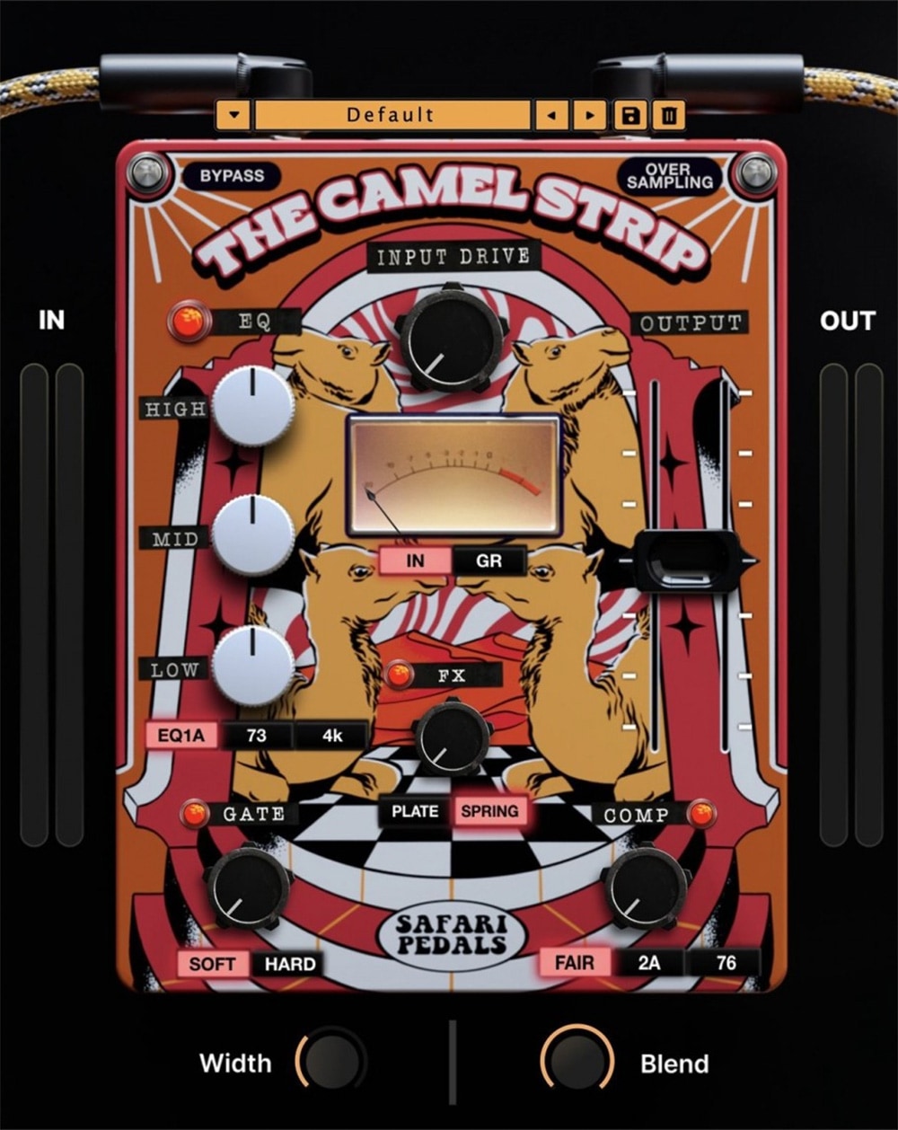 Safari Pedals The Camel Strip