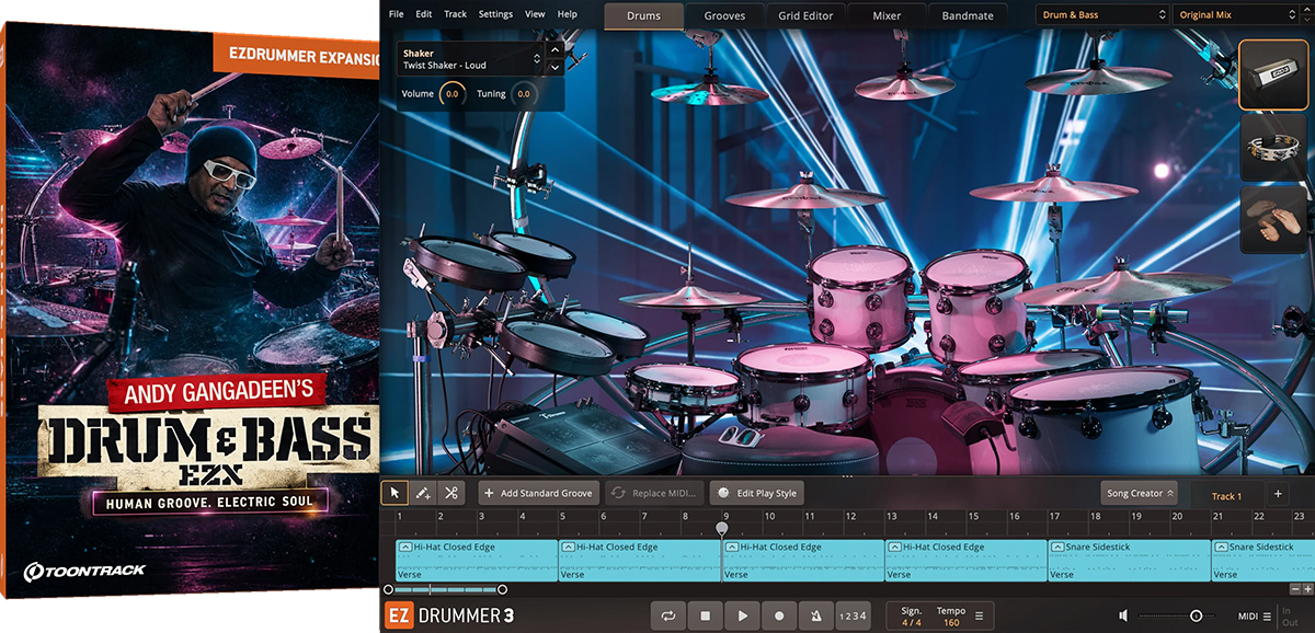 Toontrack EZX: Drum & Bass