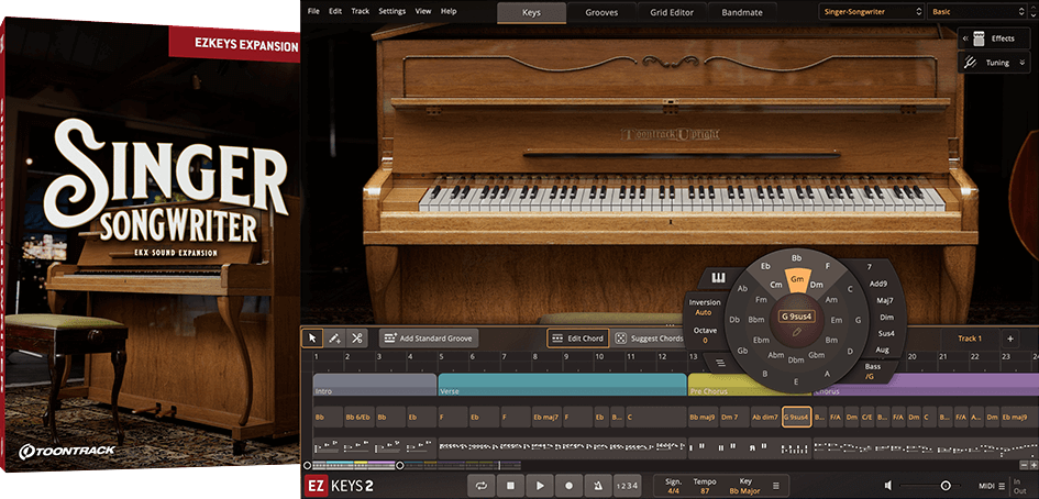Toontrack EKX: Singer-Songwriter - PluginFox