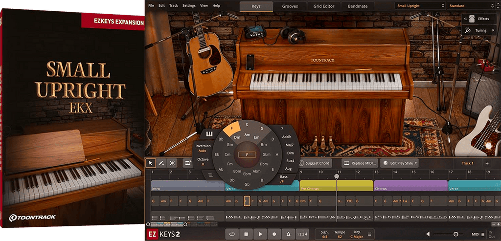 Toontrack EKX: Small Upright - PluginFox