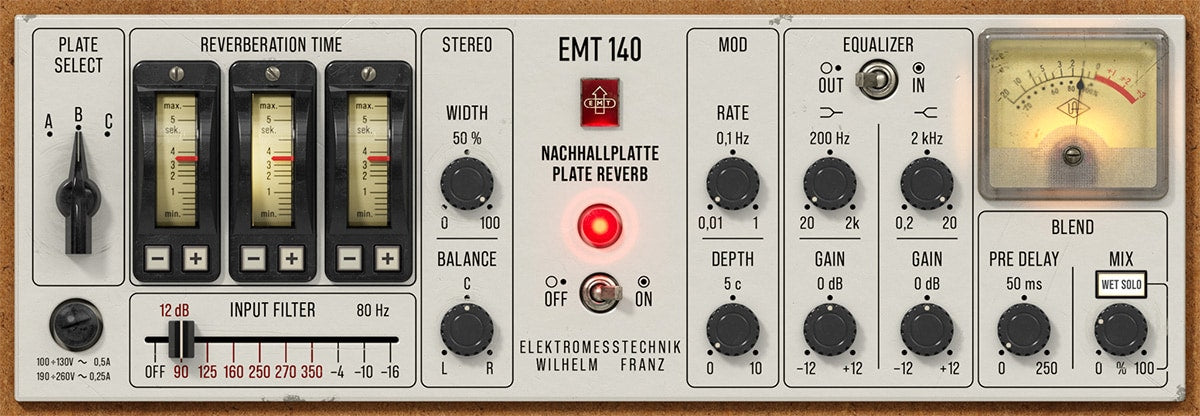 Universal Audio EMT 140 Classic Plate Reverb
