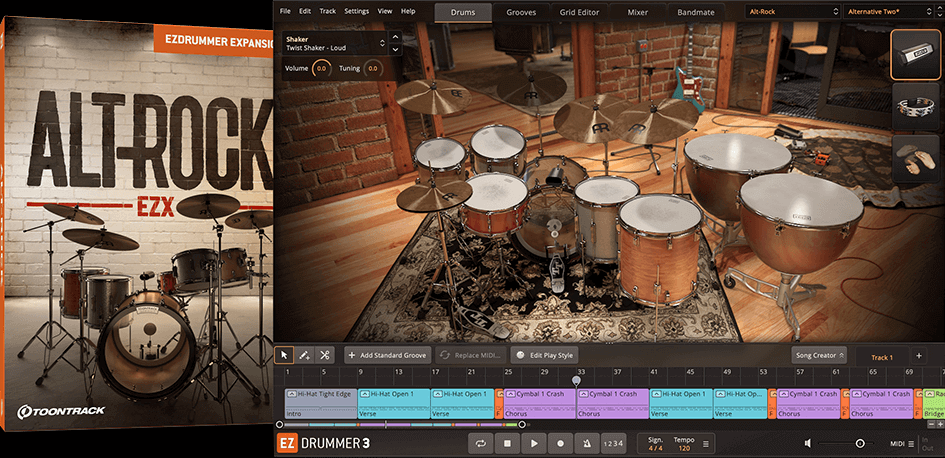 Toontrack EZX: Alt-Rock