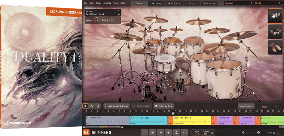 Toontrack EZX: Duality I