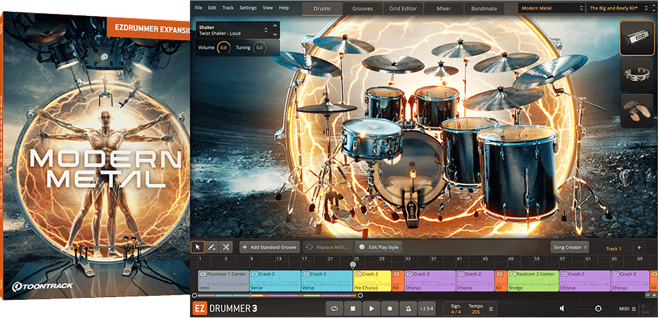 Toontrack EZX: Modern Metal