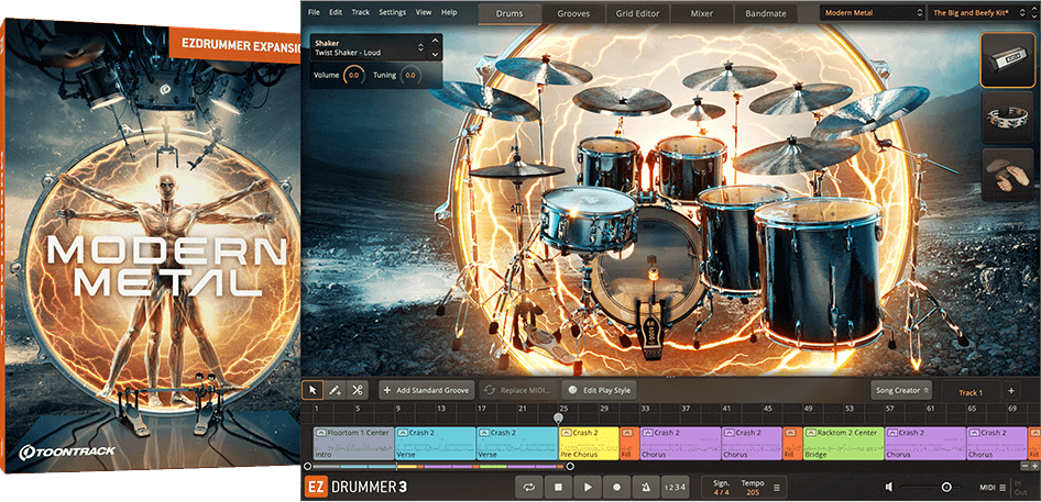 Toontrack EZX: Modern Metal - PluginFox