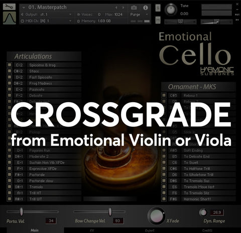 Best Service Emotional Cello - Crossgrade