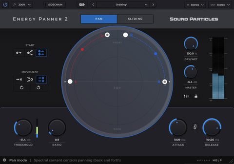 Sound Particles Energy Panner 2