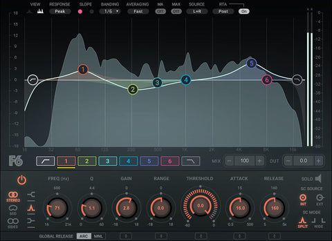 Waves F6 Floating-Band Dynamic EQ