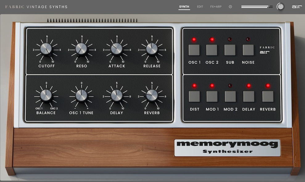 AIR Fabric Vintage Memorymoog