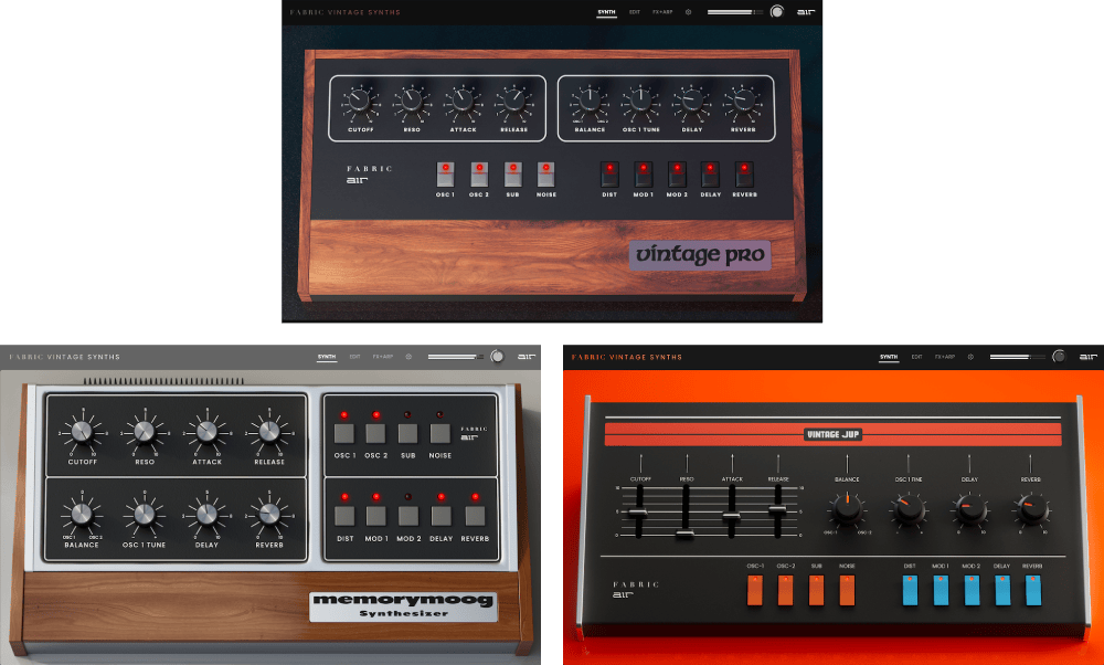 AIR Fabric Vintage Synths Vol. 1