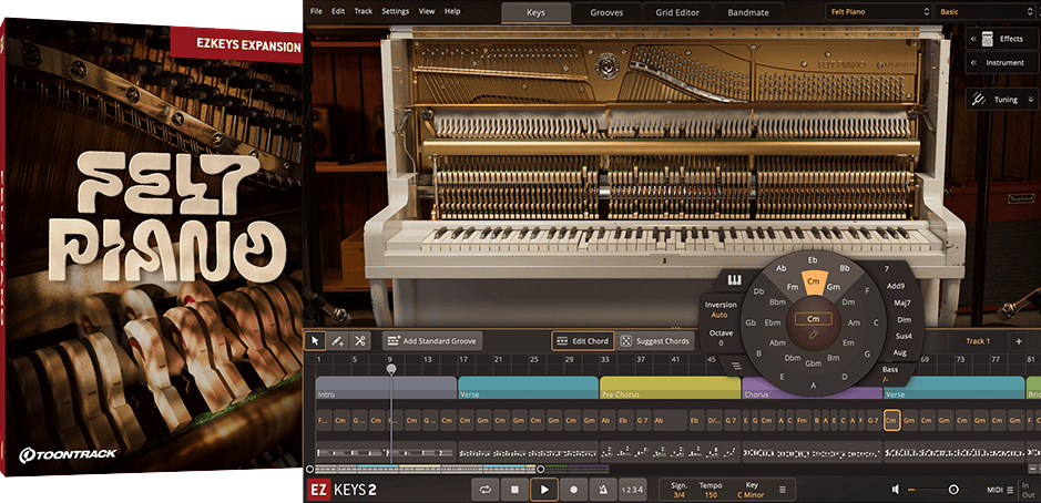 Toontrack EKX: Felt Piano - PluginFox
