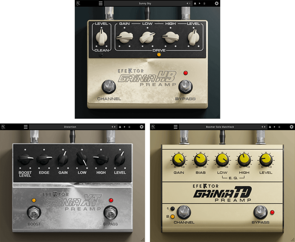 Kuassa Efektor Gainia Preamp Bundle | PluginFox