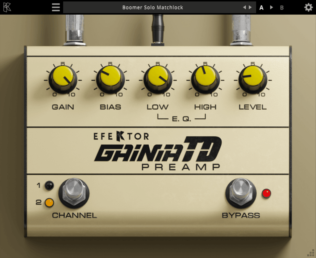 Kuassa Efektor Gainia TD Preamp | PluginFox