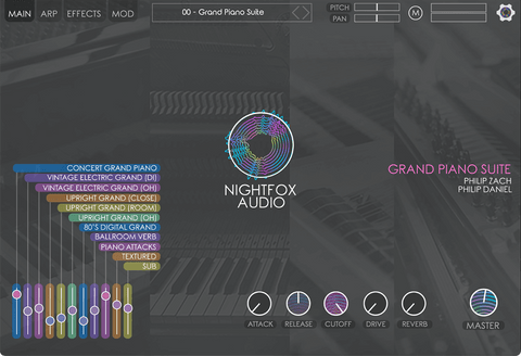 Nightfox Audio Grand Piano Suite
